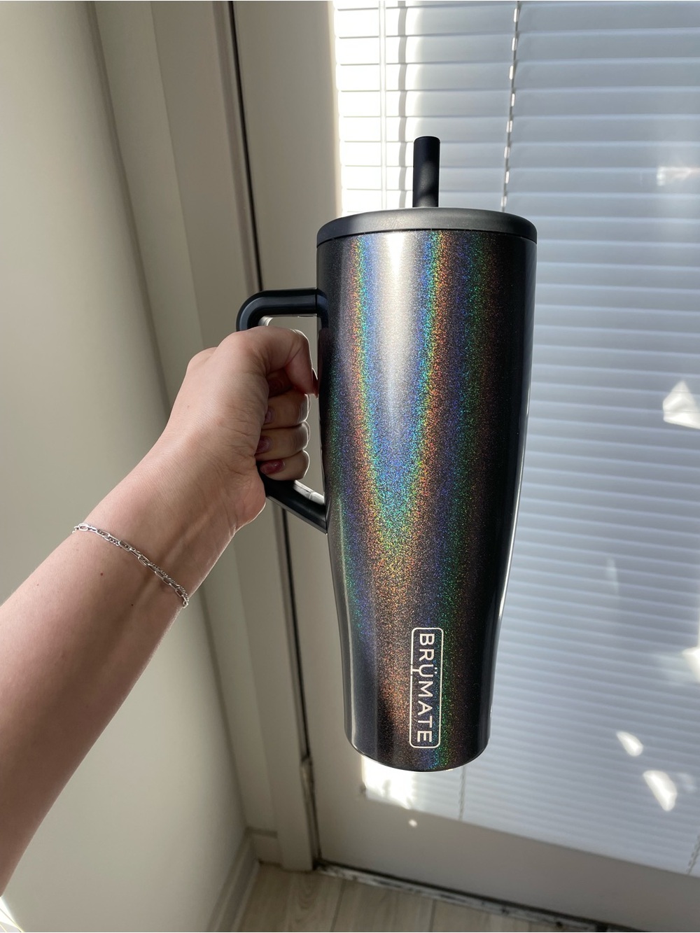 ULTRA RARE BrüMate Glitter Charcoal 40oz Era BNIB